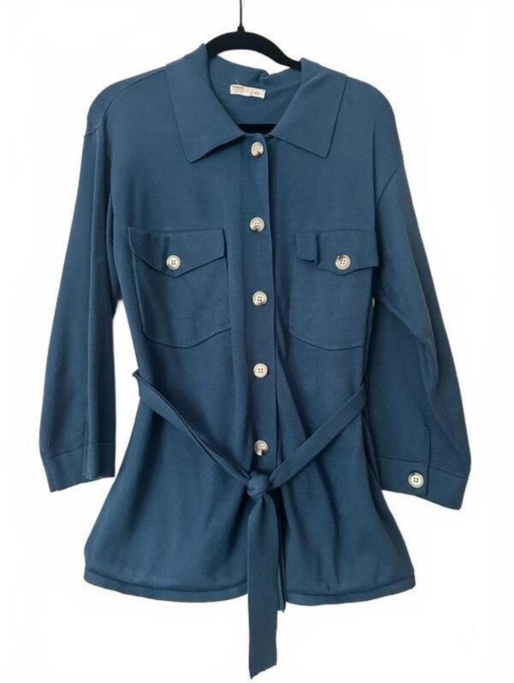 Little Lies Blue Vintage Inspired Sweater - Preppy